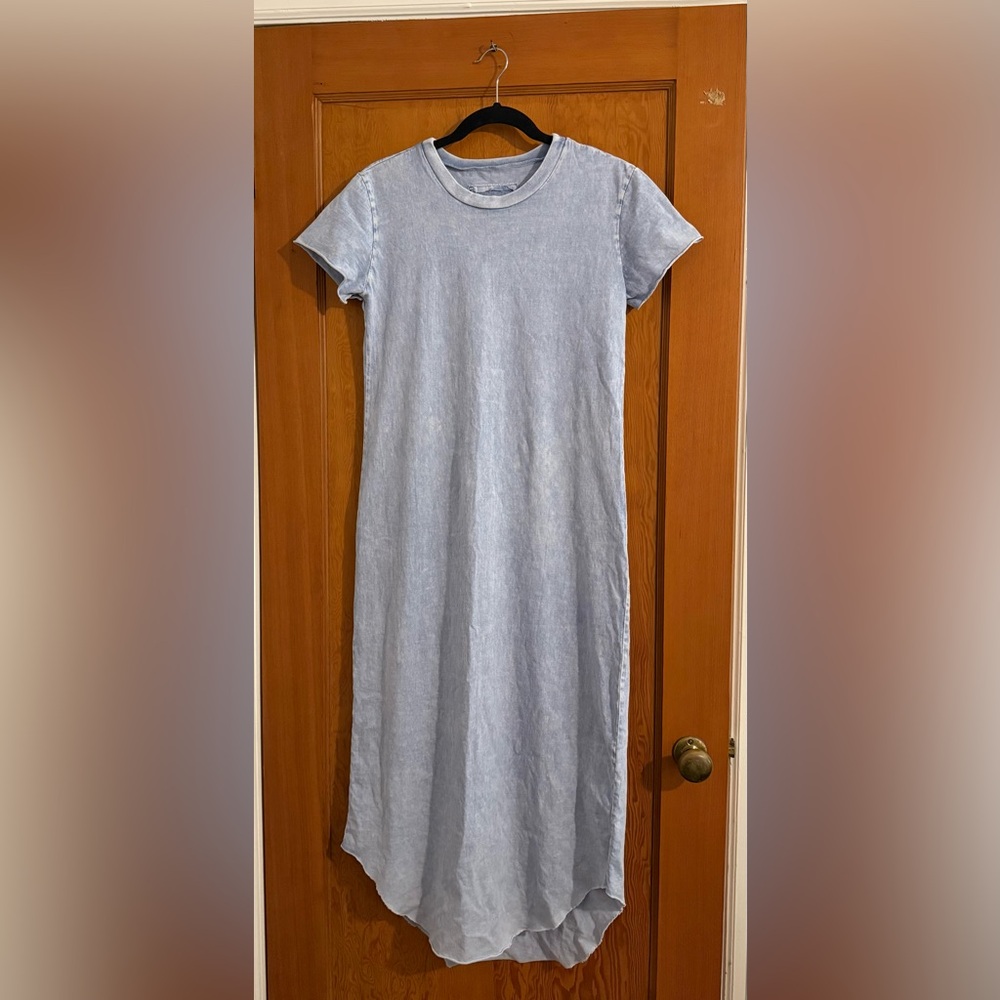 NWOT Frank & Eileen Tee Lab Harper Maxi Dress Size Medium in Light Washed Blue - Picture 2 of 5